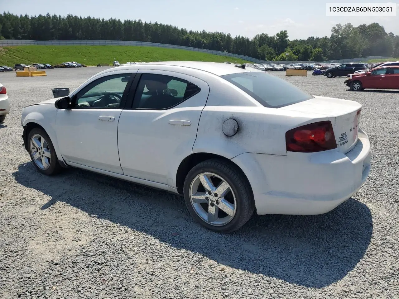2013 Dodge Avenger Se VIN: 1C3CDZAB6DN503051 Lot: 62722365