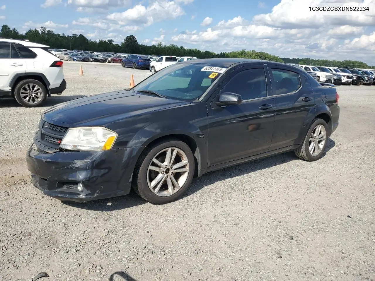 2013 Dodge Avenger Sxt VIN: 1C3CDZCBXDN622234 Lot: 62842185