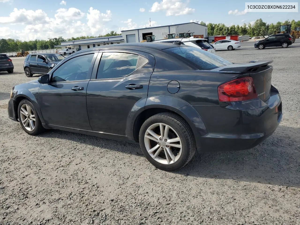 2013 Dodge Avenger Sxt VIN: 1C3CDZCBXDN622234 Lot: 62842185