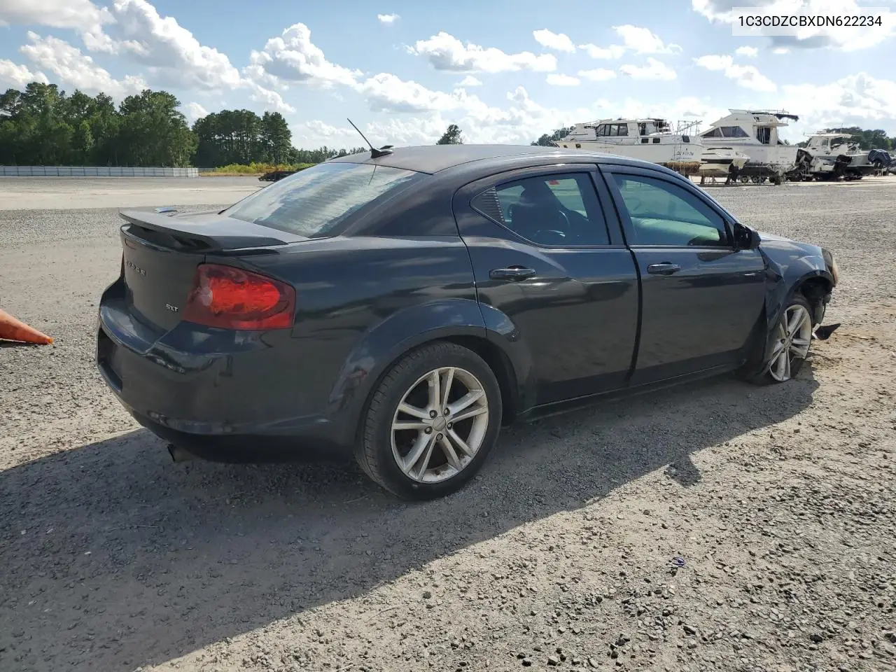2013 Dodge Avenger Sxt VIN: 1C3CDZCBXDN622234 Lot: 62842185