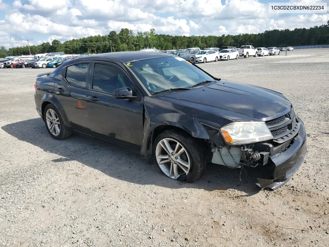 2013 Dodge Avenger Sxt VIN: 1C3CDZCBXDN622234 Lot: 62842185