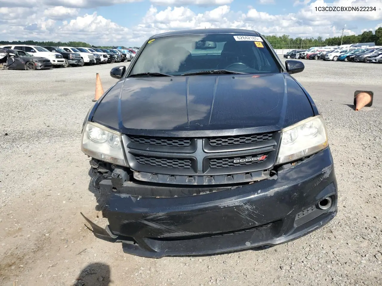 2013 Dodge Avenger Sxt VIN: 1C3CDZCBXDN622234 Lot: 62842185