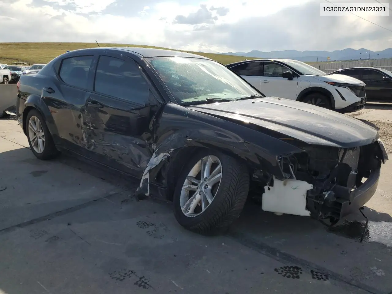 2013 Dodge Avenger Se VIN: 1C3CDZAG1DN623321 Lot: 62900395
