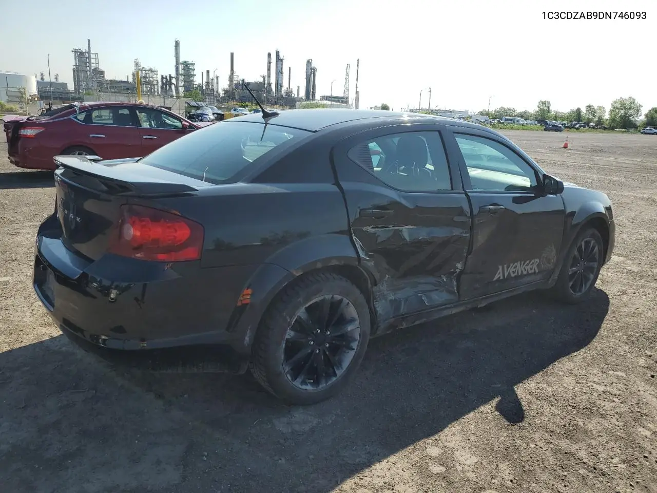 2013 Dodge Avenger Se VIN: 1C3CDZAB9DN746093 Lot: 62912765