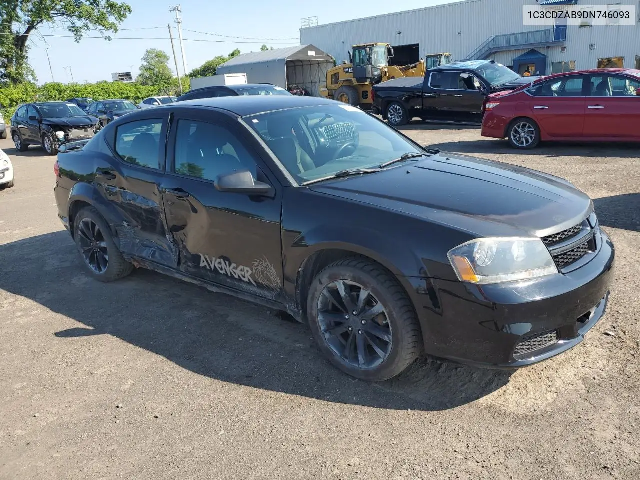 2013 Dodge Avenger Se VIN: 1C3CDZAB9DN746093 Lot: 62912765