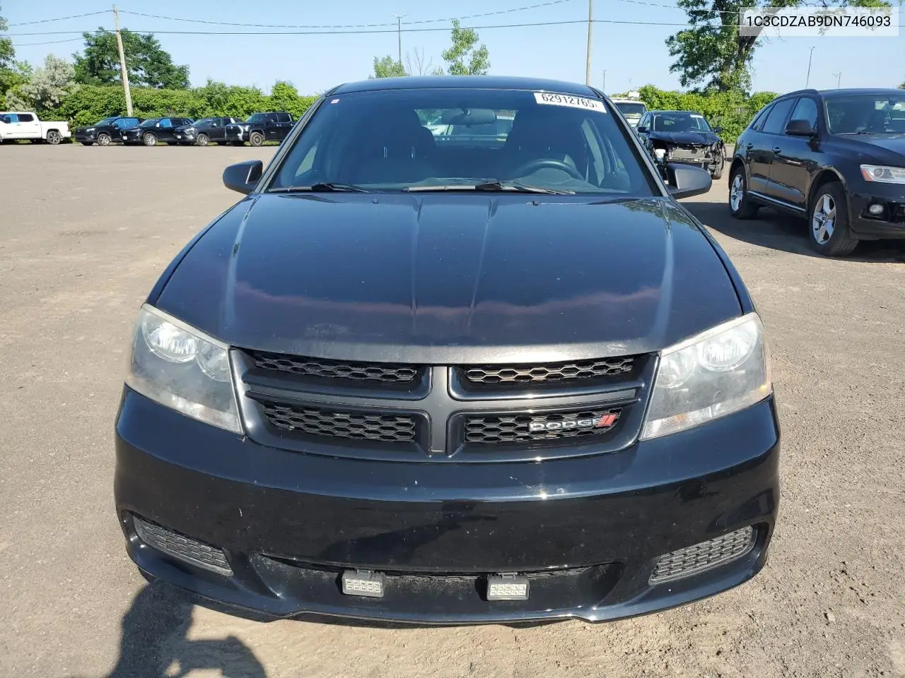 2013 Dodge Avenger Se VIN: 1C3CDZAB9DN746093 Lot: 62912765