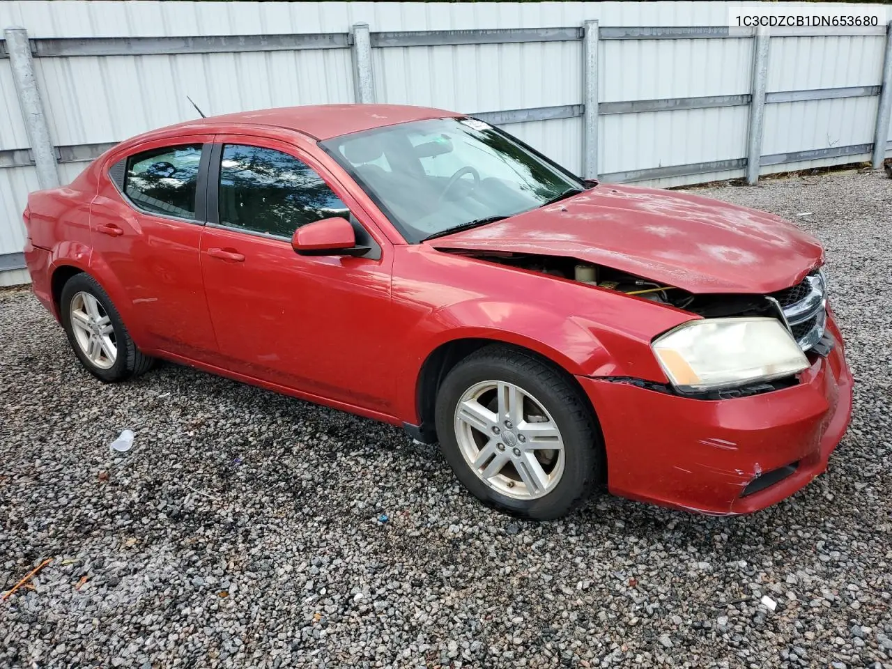 2013 Dodge Avenger Sxt VIN: 1C3CDZCB1DN653680 Lot: 62927615
