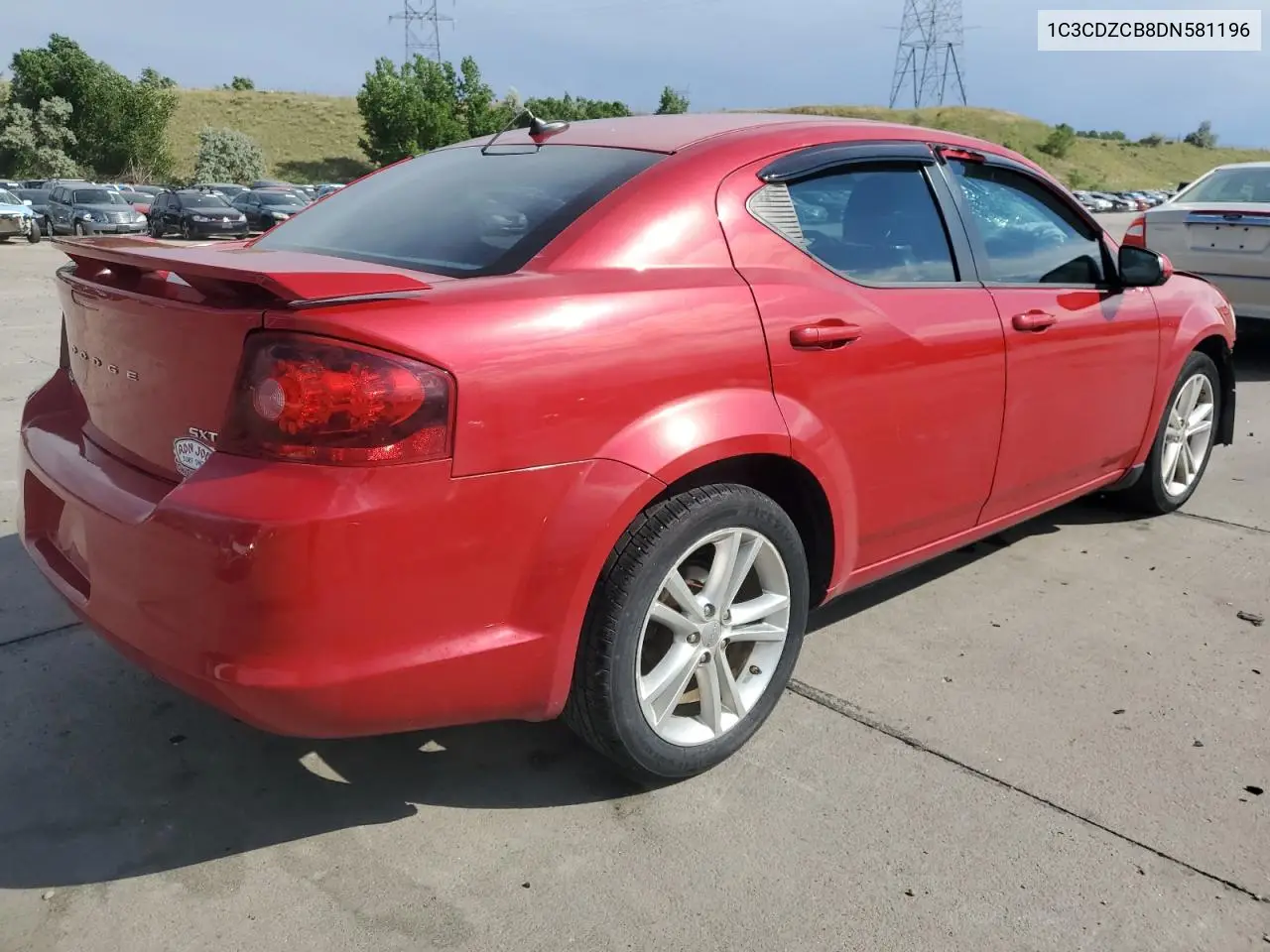 2013 Dodge Avenger Sxt VIN: 1C3CDZCB8DN581196 Lot: 62960765