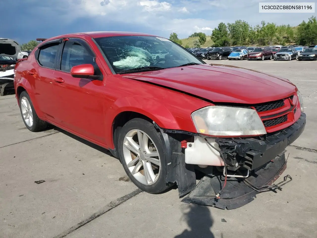 2013 Dodge Avenger Sxt VIN: 1C3CDZCB8DN581196 Lot: 62960765