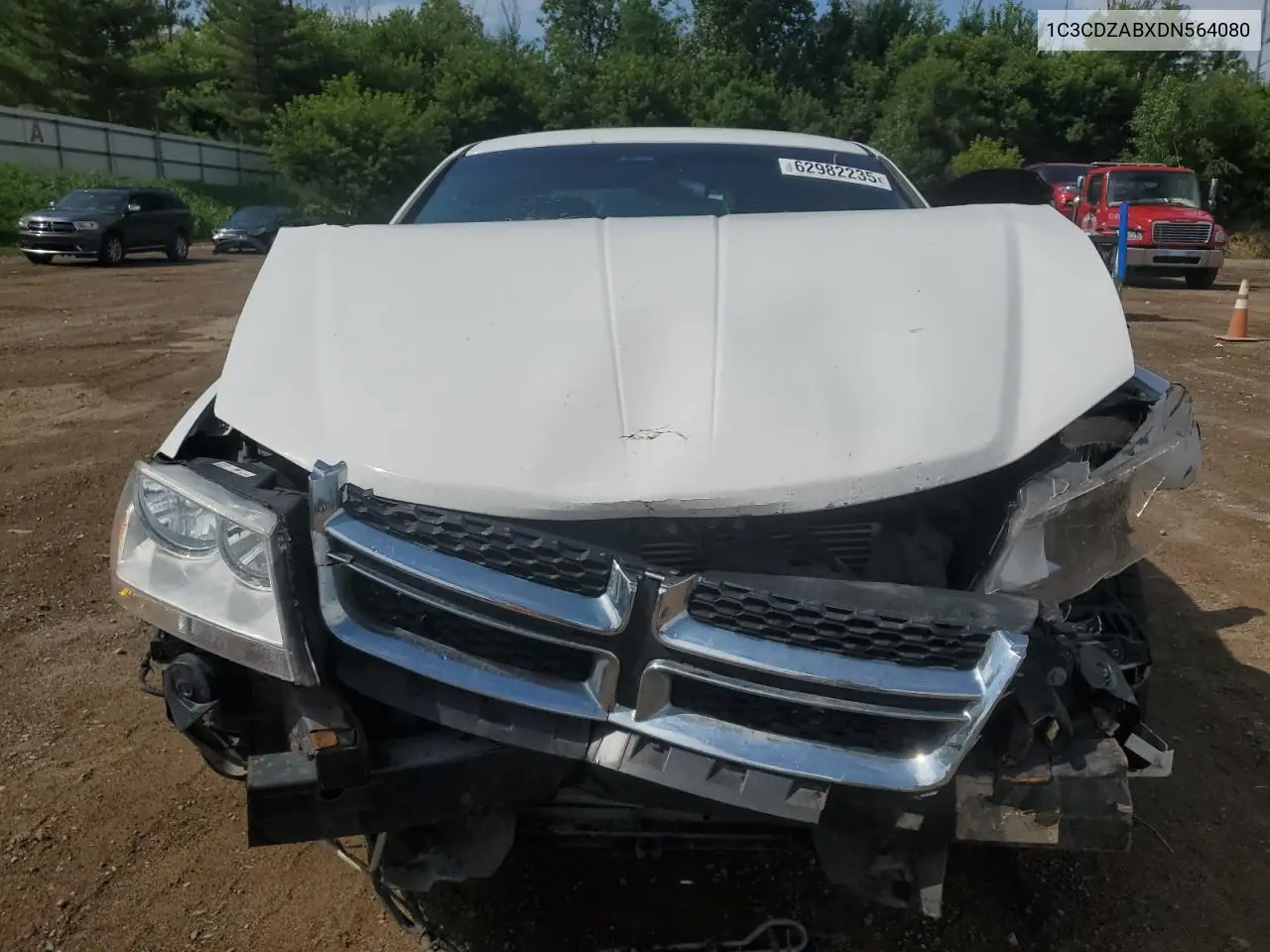 2013 Dodge Avenger Se VIN: 1C3CDZABXDN564080 Lot: 62982235