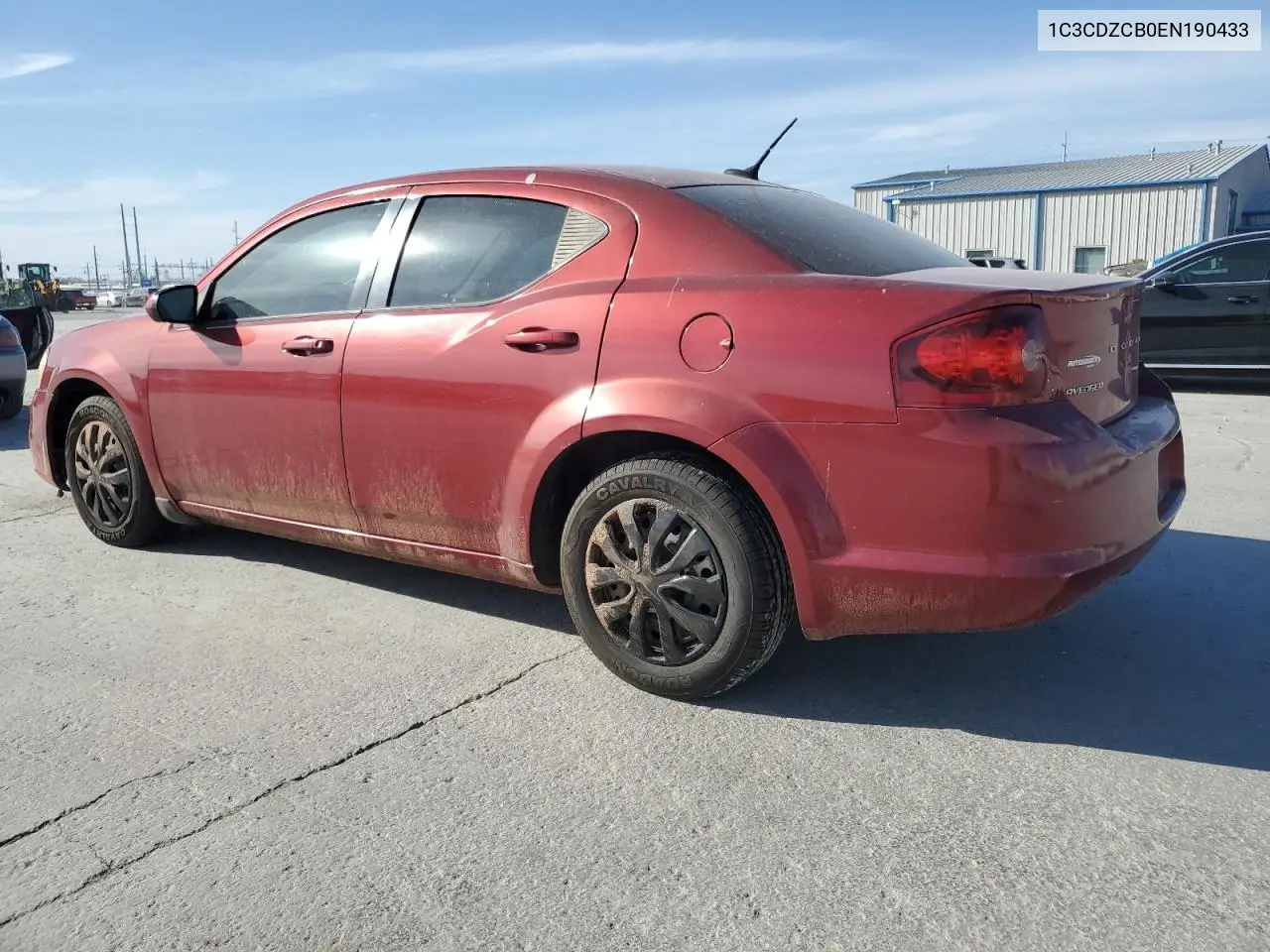 2014 Dodge Avenger Sxt VIN: 1C3CDZCB0EN190433 Lot: 48732205