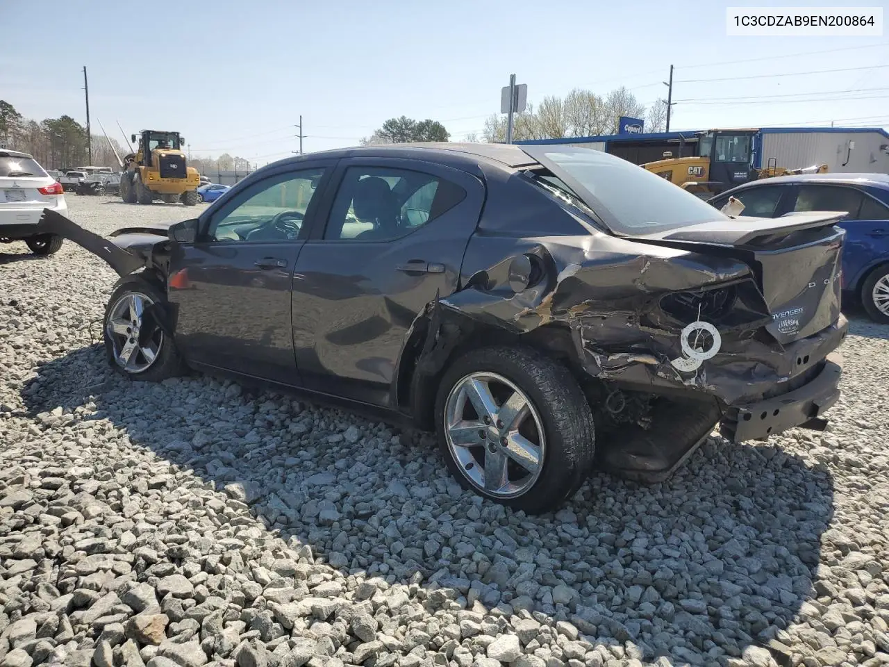2014 Dodge Avenger Se VIN: 1C3CDZAB9EN200864 Lot: 50874185