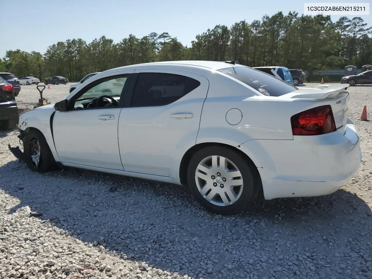 2014 Dodge Avenger Se VIN: 1C3CDZAB6EN215211 Lot: 52684155