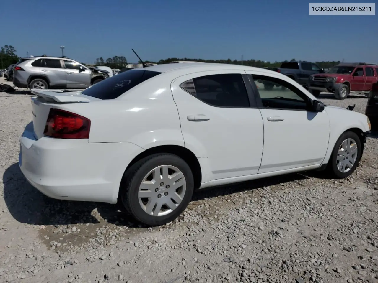 2014 Dodge Avenger Se VIN: 1C3CDZAB6EN215211 Lot: 52684155