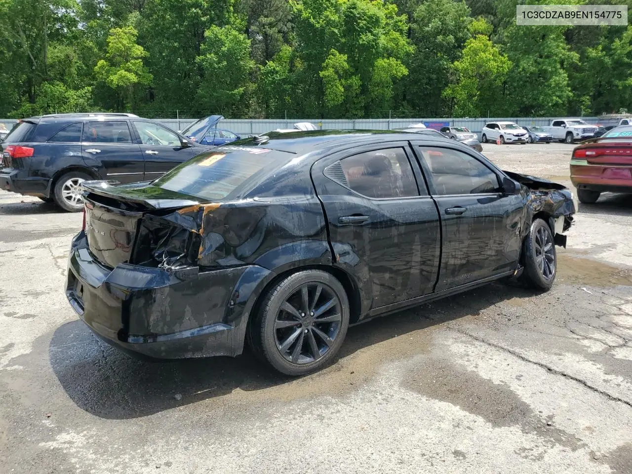 2014 Dodge Avenger Se VIN: 1C3CDZAB9EN154775 Lot: 54189515