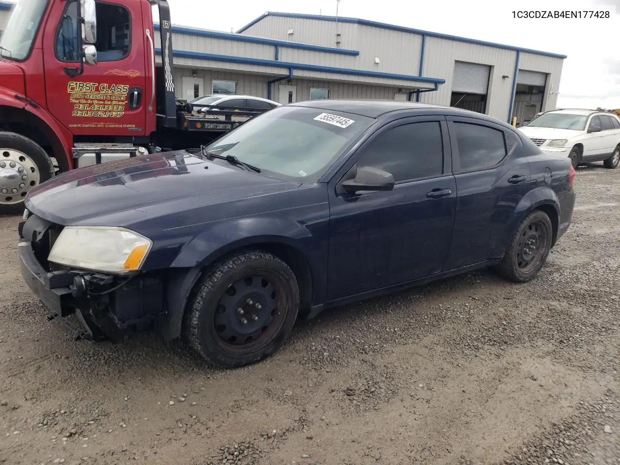 2014 Dodge Avenger Se VIN: 1C3CDZAB4EN177428 Lot: 55597445