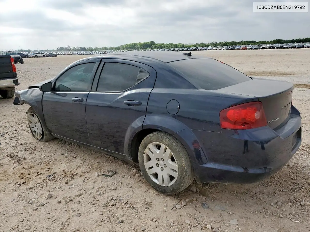 2014 Dodge Avenger Se VIN: 1C3CDZAB6EN219792 Lot: 56581415