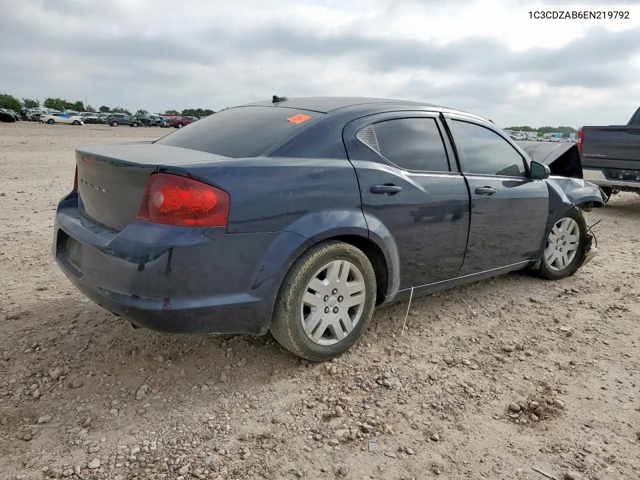 2014 Dodge Avenger Se VIN: 1C3CDZAB6EN219792 Lot: 56581415