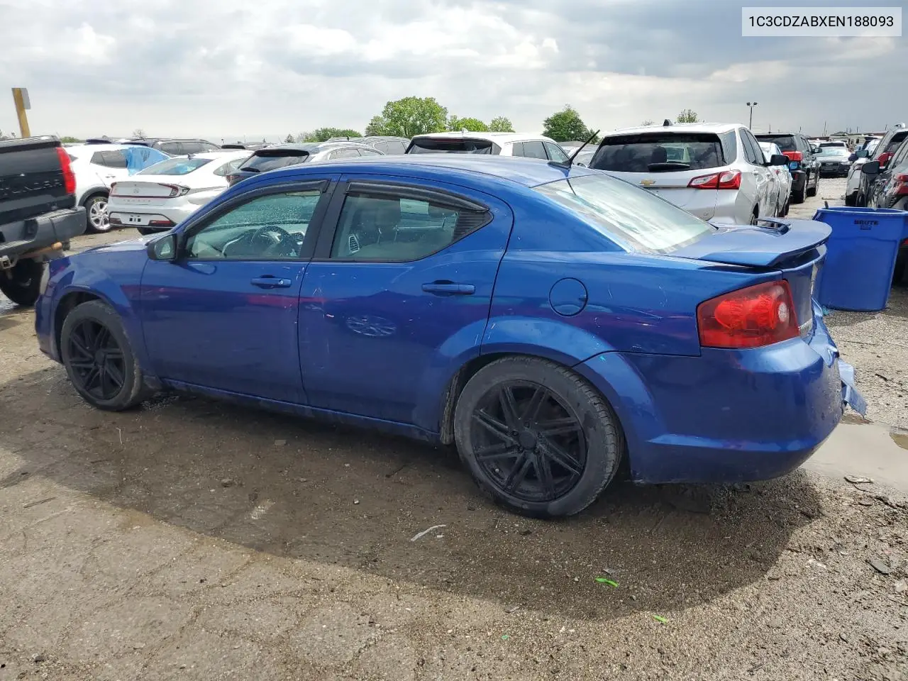 2014 Dodge Avenger Se VIN: 1C3CDZABXEN188093 Lot: 56680195