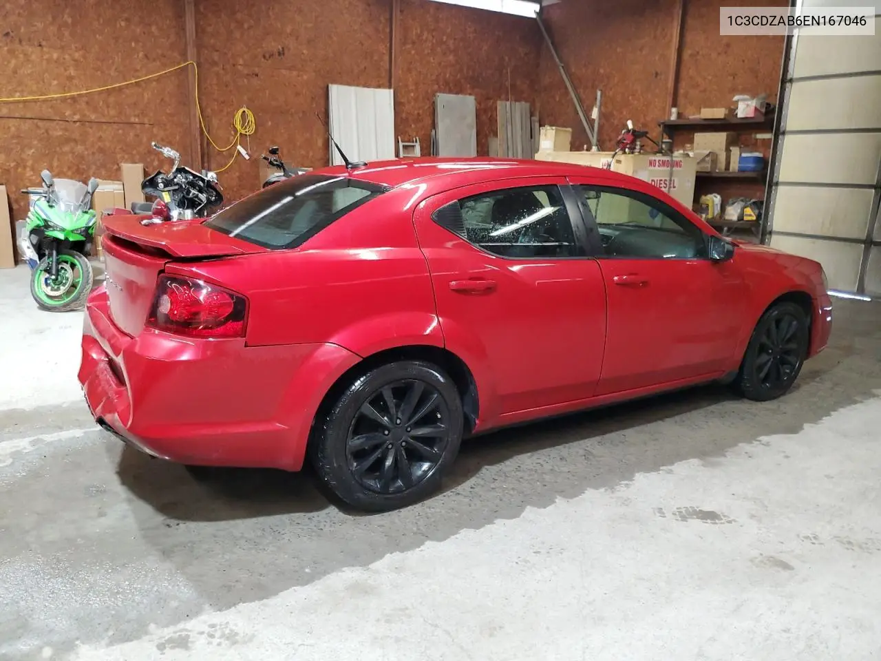 2014 Dodge Avenger Se VIN: 1C3CDZAB6EN167046 Lot: 56850685