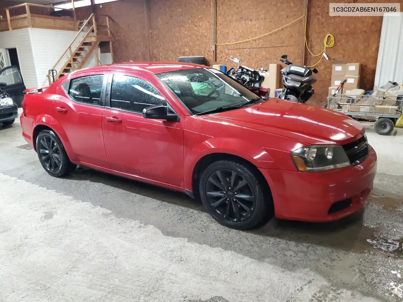 2014 Dodge Avenger Se VIN: 1C3CDZAB6EN167046 Lot: 56850685