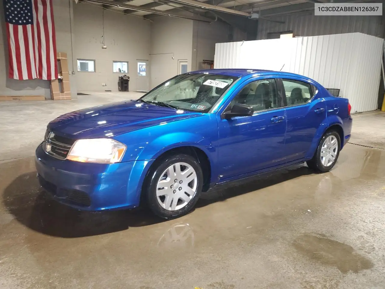 2014 Dodge Avenger Se VIN: 1C3CDZAB8EN126367 Lot: 57153165