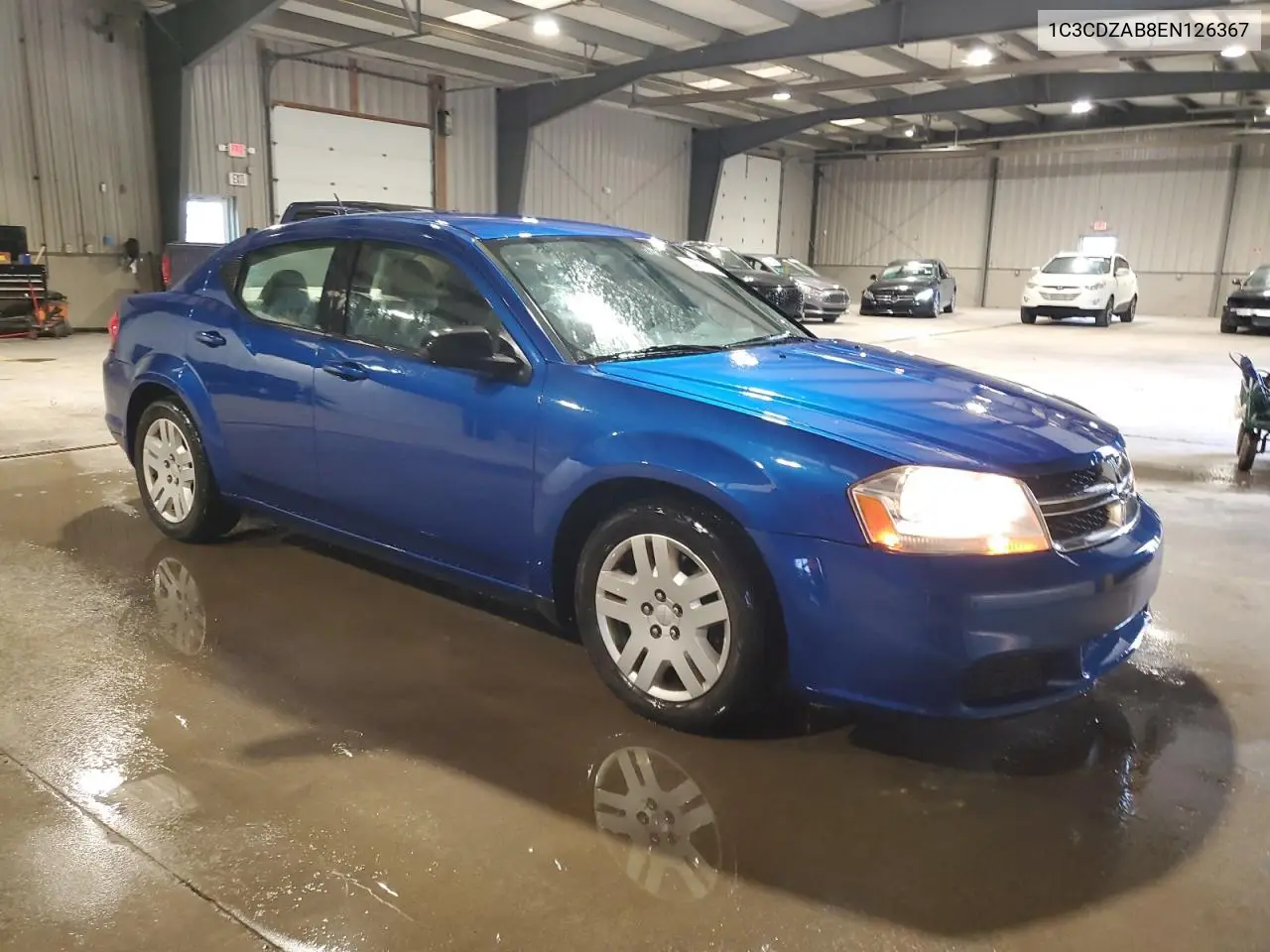 2014 Dodge Avenger Se VIN: 1C3CDZAB8EN126367 Lot: 57153165