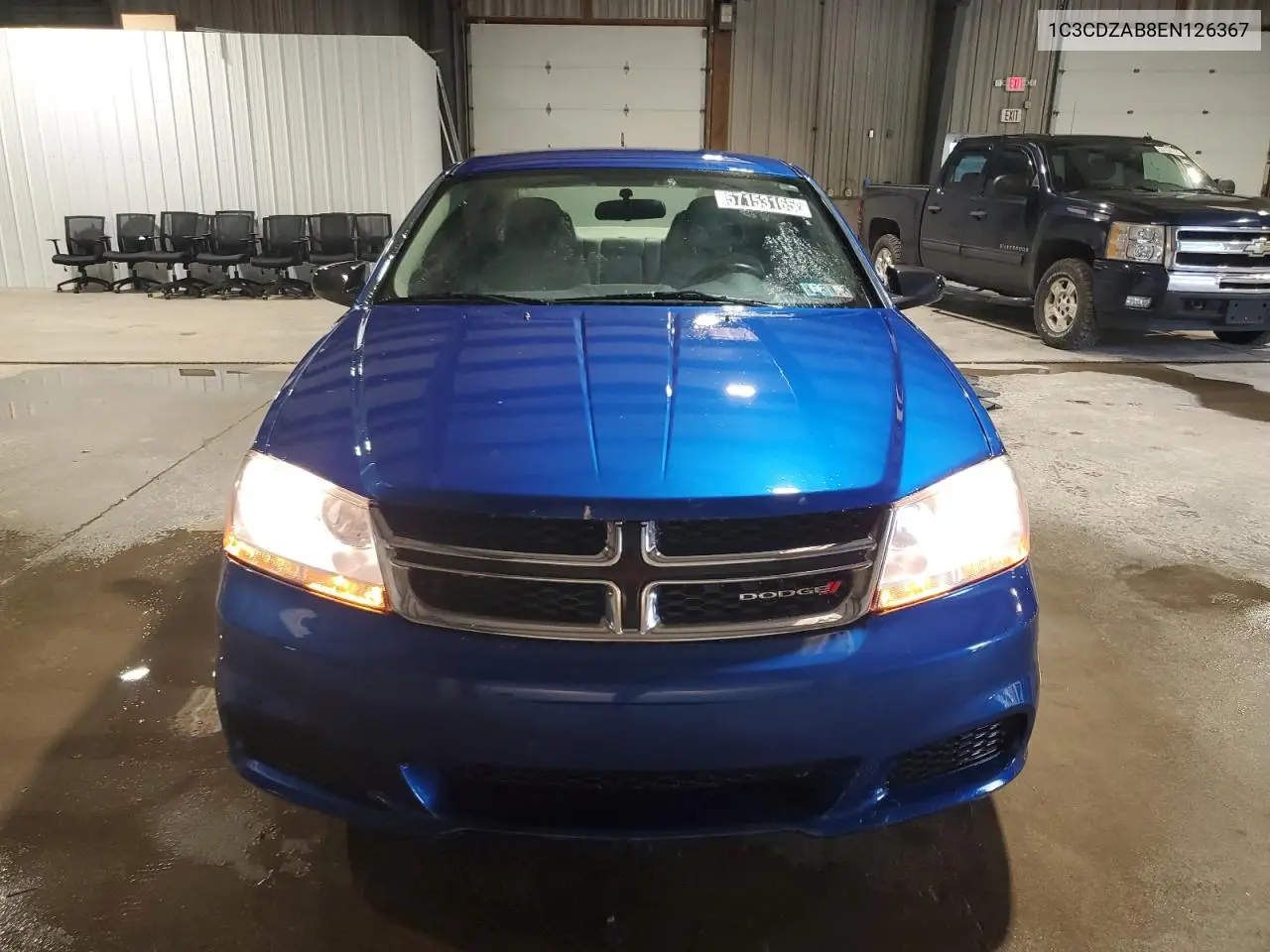 2014 Dodge Avenger Se VIN: 1C3CDZAB8EN126367 Lot: 57153165