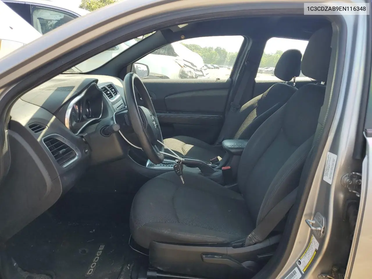 2014 Dodge Avenger Se VIN: 1C3CDZAB9EN116348 Lot: 62035925
