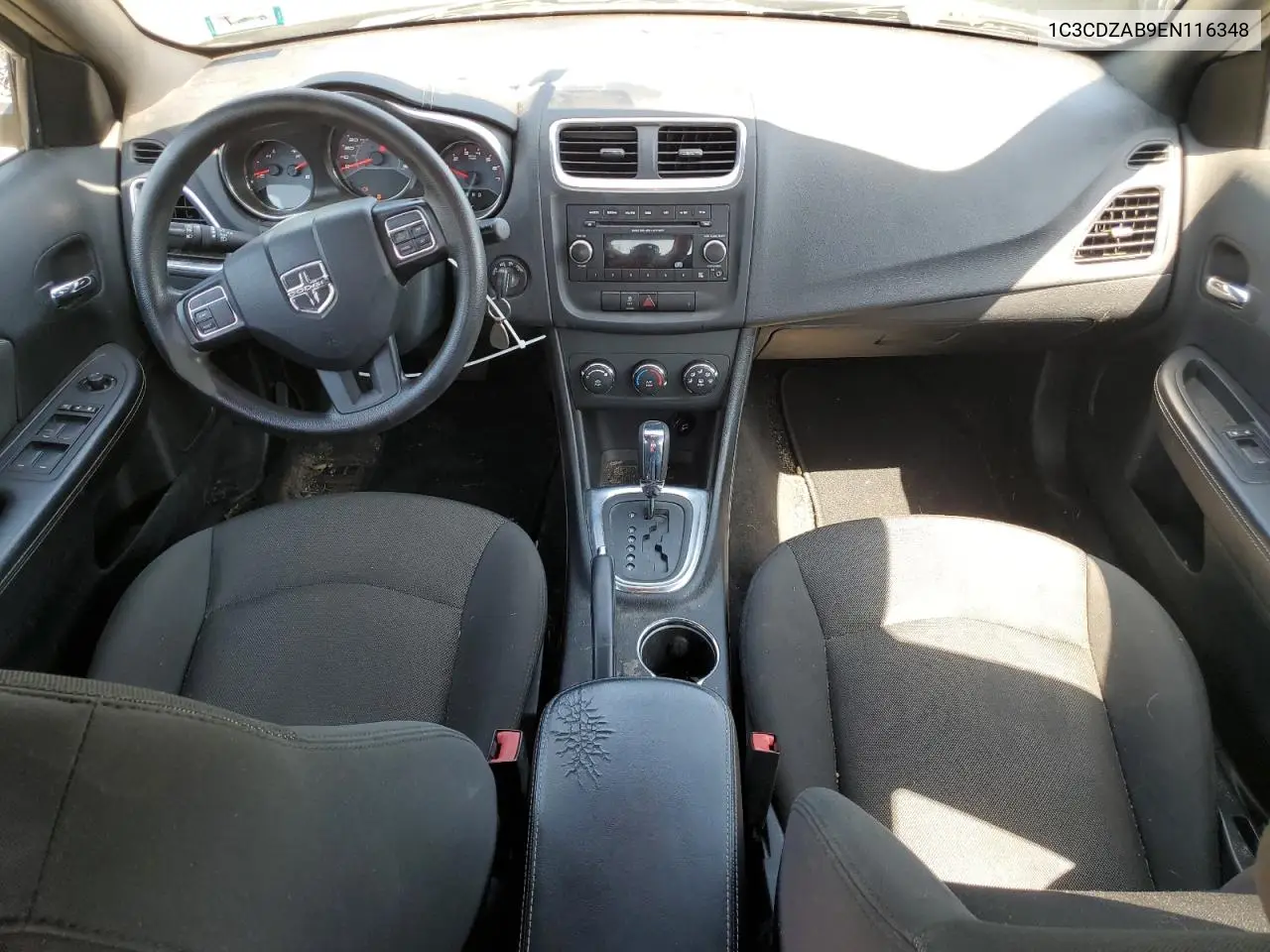 2014 Dodge Avenger Se VIN: 1C3CDZAB9EN116348 Lot: 62035925