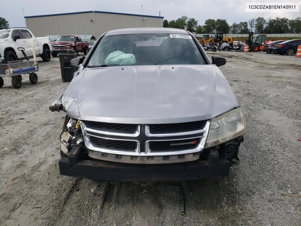 2014 Dodge Avenger Se VIN: 1C3CDZAB1EN145911 Lot: 62119355