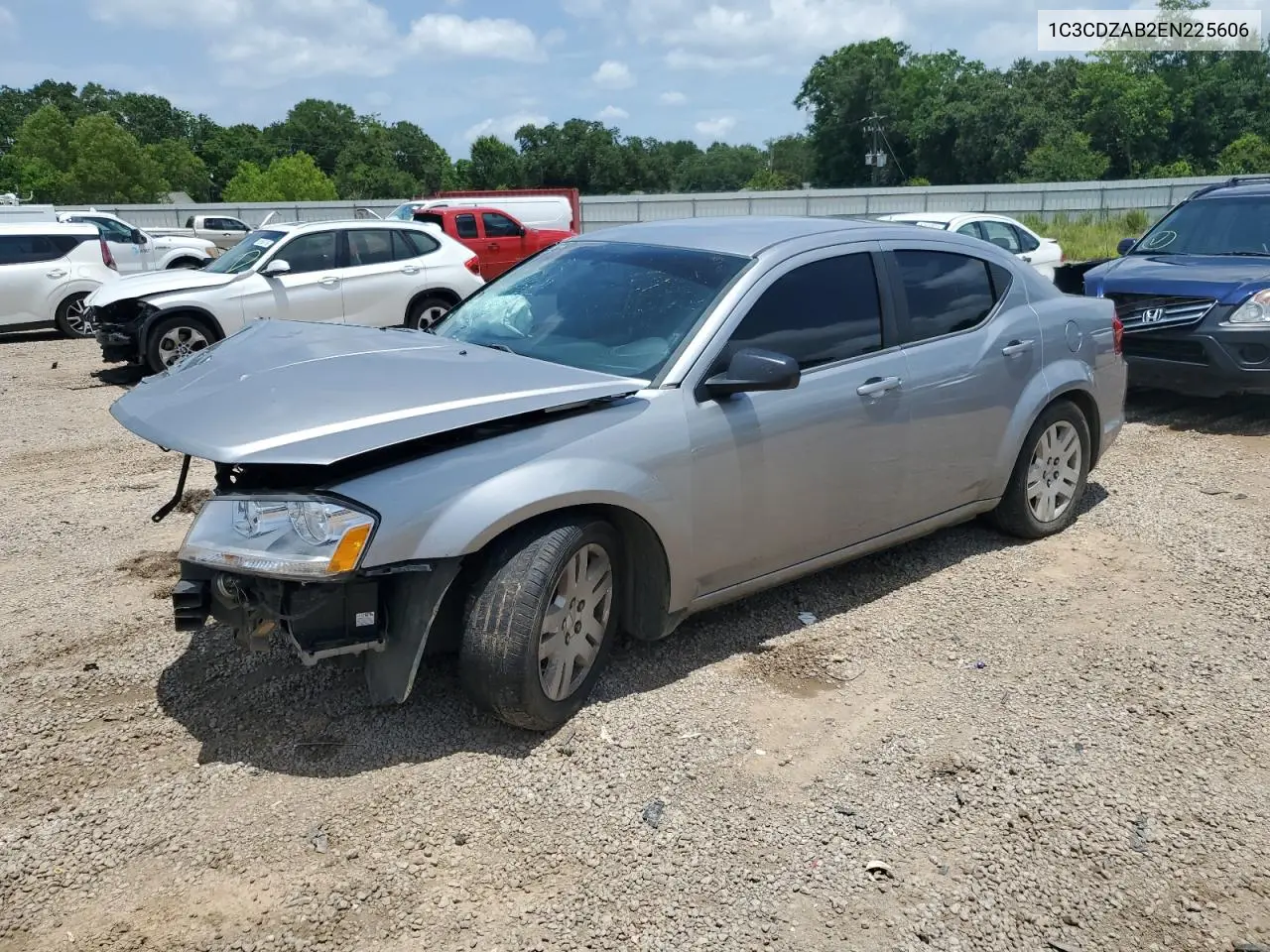 2014 Dodge Avenger Se VIN: 1C3CDZAB2EN225606 Lot: 62131395