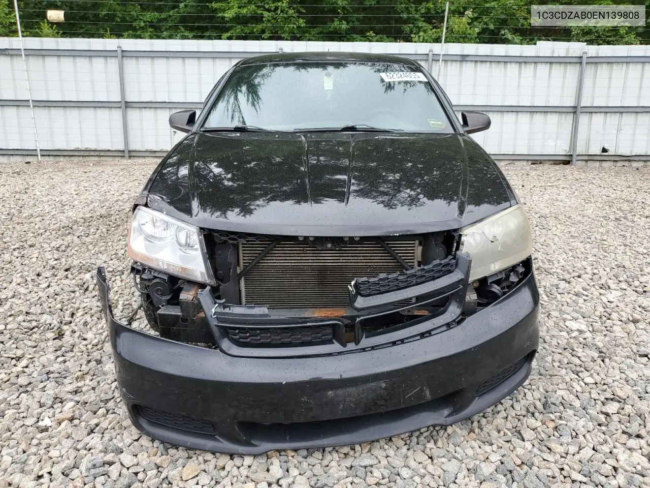 2014 Dodge Avenger Se VIN: 1C3CDZAB0EN139808 Lot: 62324055