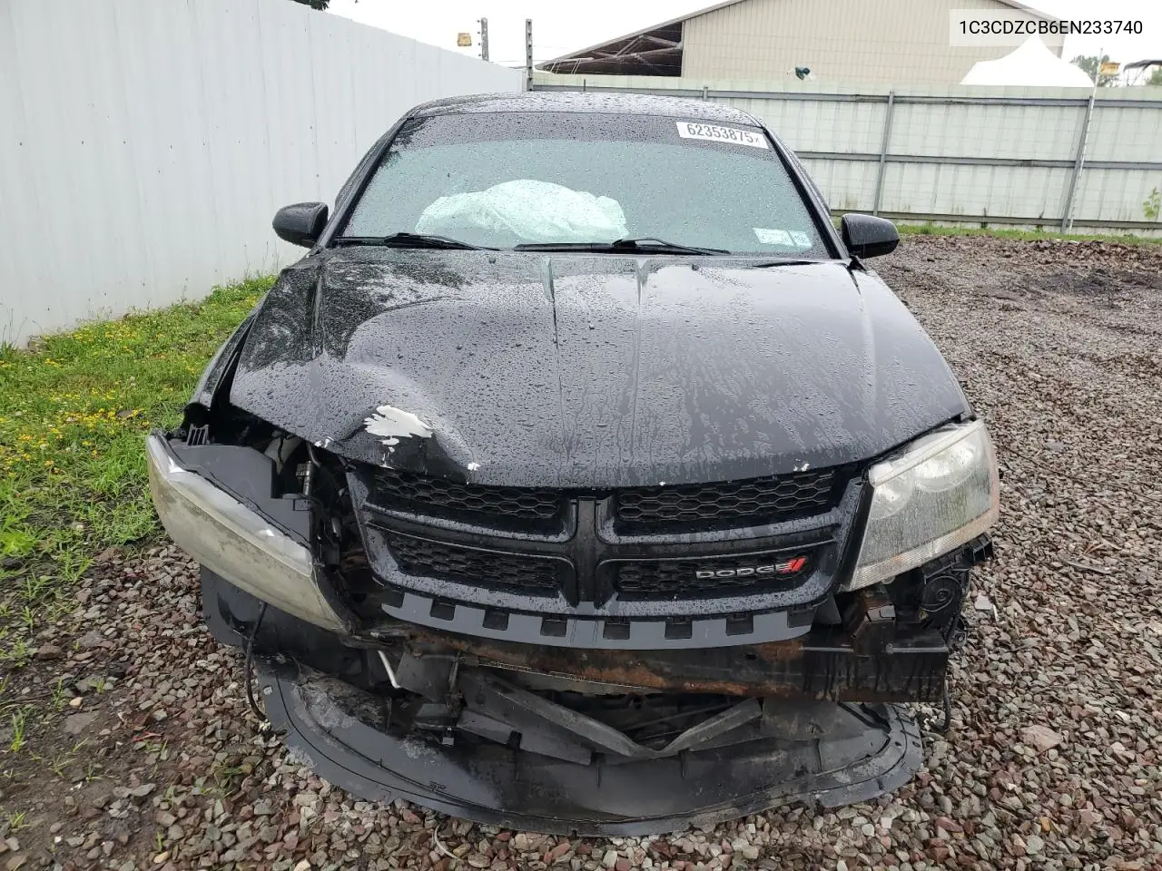 2014 Dodge Avenger Sxt VIN: 1C3CDZCB6EN233740 Lot: 62353875
