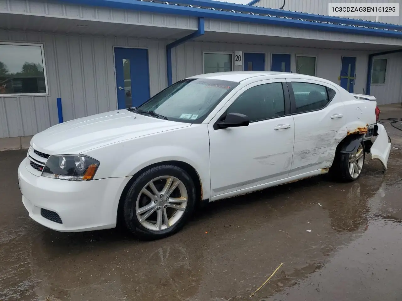 2014 Dodge Avenger Se VIN: 1C3CDZAG3EN161295 Lot: 62388935