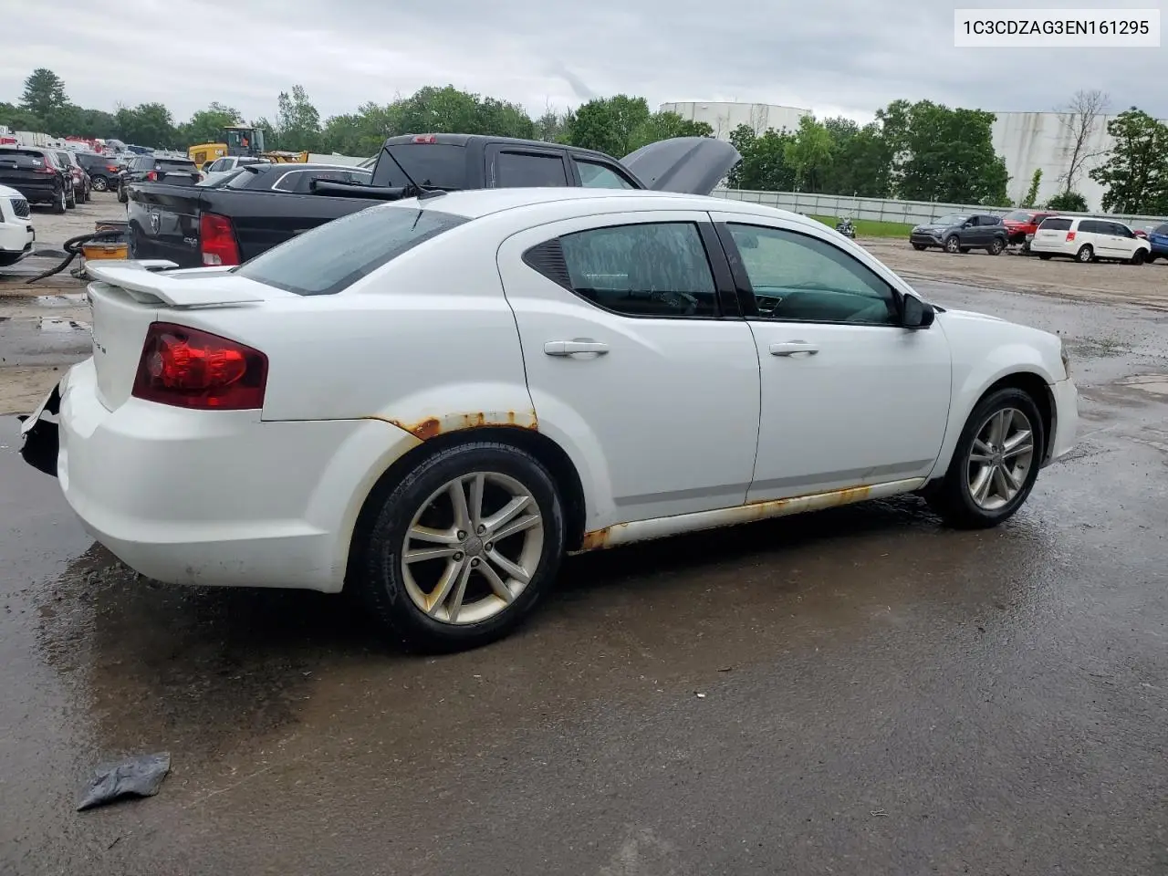 2014 Dodge Avenger Se VIN: 1C3CDZAG3EN161295 Lot: 62388935
