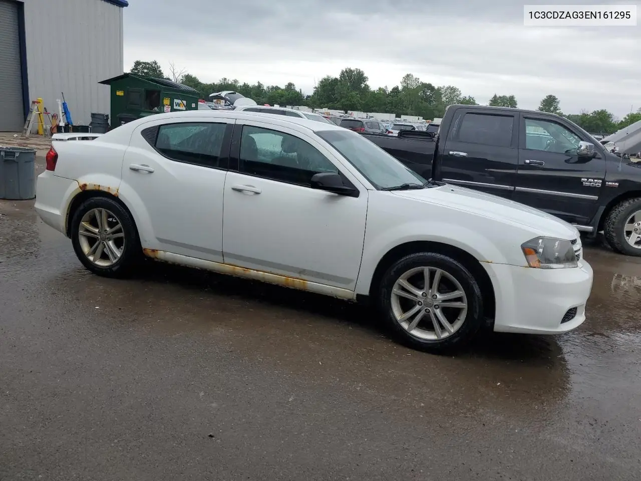 2014 Dodge Avenger Se VIN: 1C3CDZAG3EN161295 Lot: 62388935