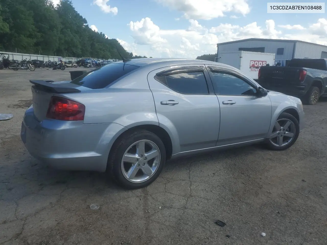 2014 Dodge Avenger Se VIN: 1C3CDZAB7EN108488 Lot: 62464795