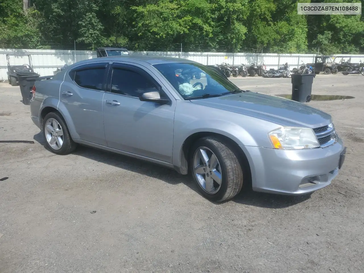 2014 Dodge Avenger Se VIN: 1C3CDZAB7EN108488 Lot: 62464795