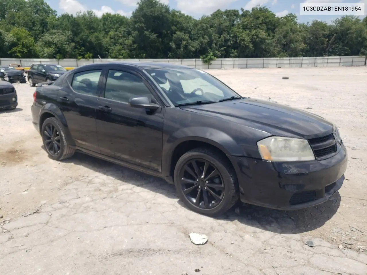 2014 Dodge Avenger Se VIN: 1C3CDZAB1EN181954 Lot: 62703605