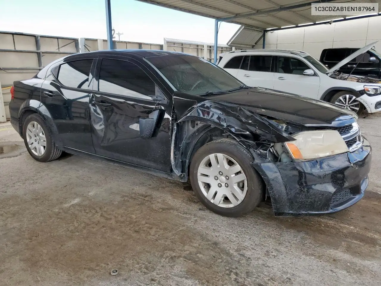 2014 Dodge Avenger Se VIN: 1C3CDZAB1EN187964 Lot: 62718425