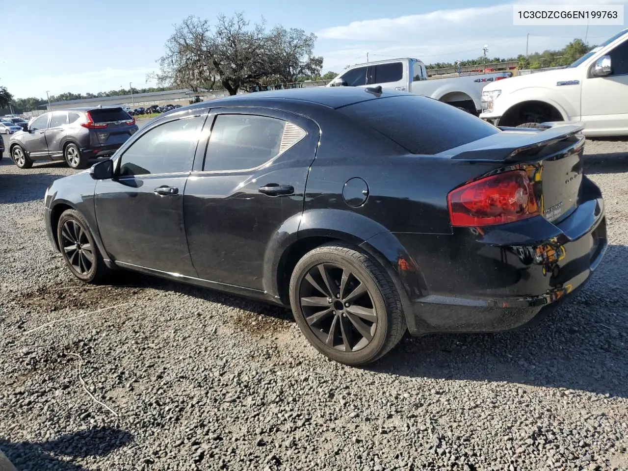 2014 Dodge Avenger Sxt VIN: 1C3CDZCG6EN199763 Lot: 62737815