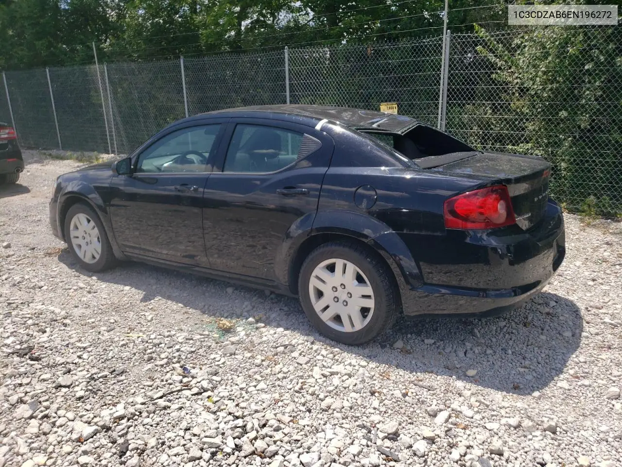 2014 Dodge Avenger Se VIN: 1C3CDZAB6EN196272 Lot: 62857215