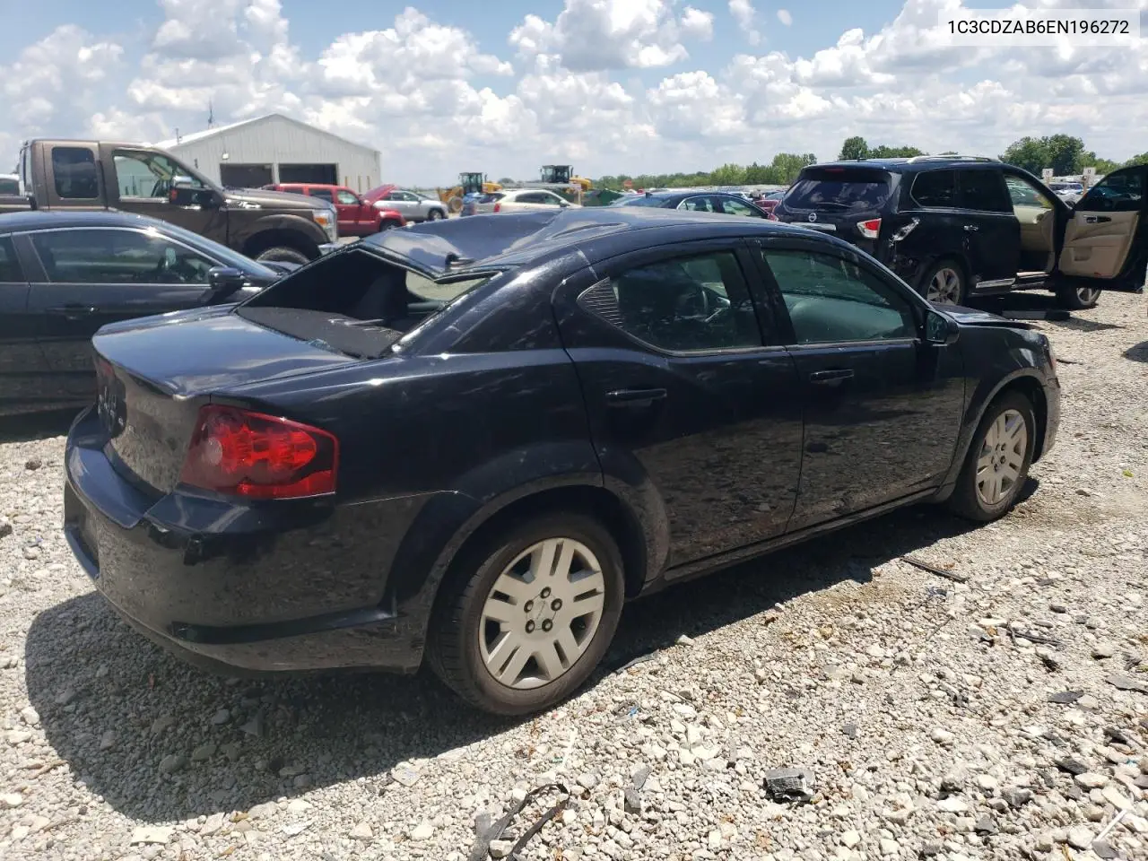 2014 Dodge Avenger Se VIN: 1C3CDZAB6EN196272 Lot: 62857215