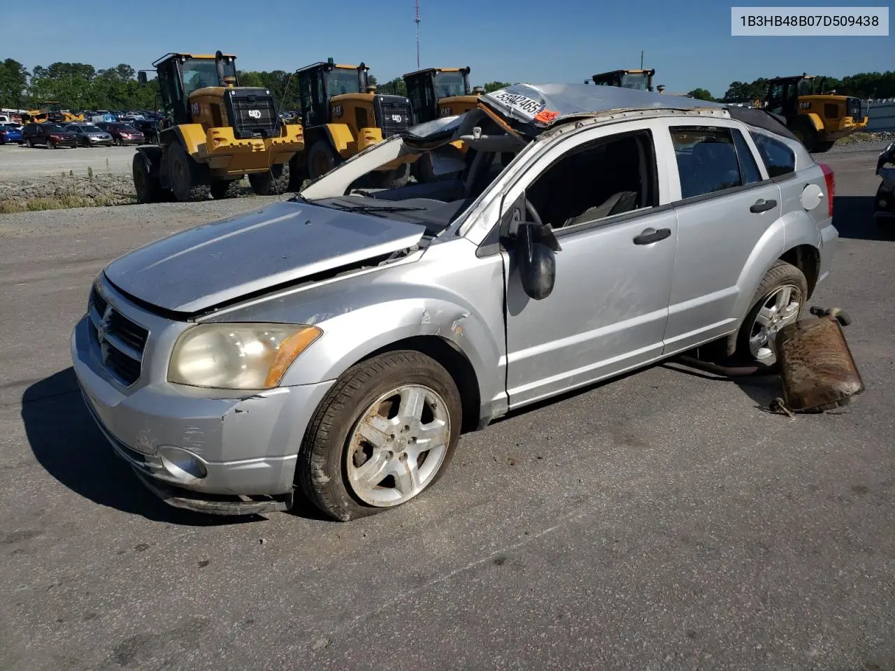 2007 Dodge Caliber Sxt VIN: 1B3HB48B07D509438 Lot: 55942465
