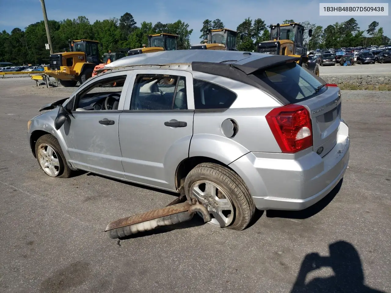 2007 Dodge Caliber Sxt VIN: 1B3HB48B07D509438 Lot: 55942465