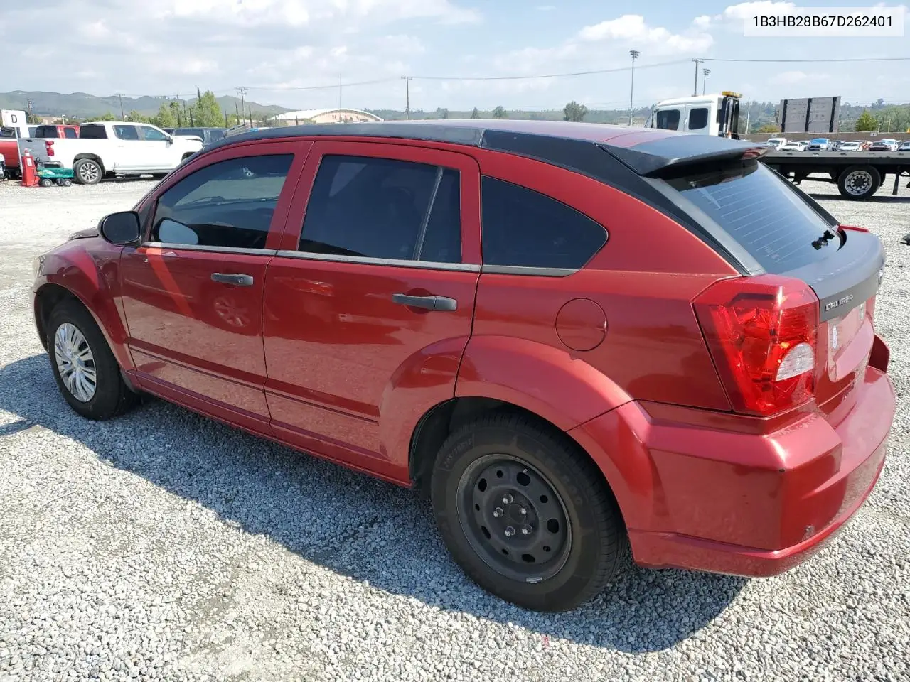 2007 Dodge Caliber VIN: 1B3HB28B67D262401 Lot: 56188565