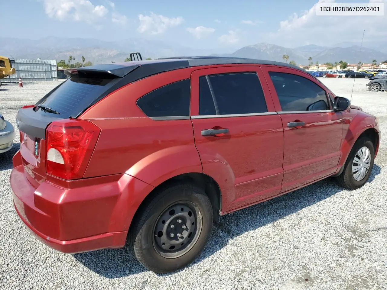 2007 Dodge Caliber VIN: 1B3HB28B67D262401 Lot: 56188565