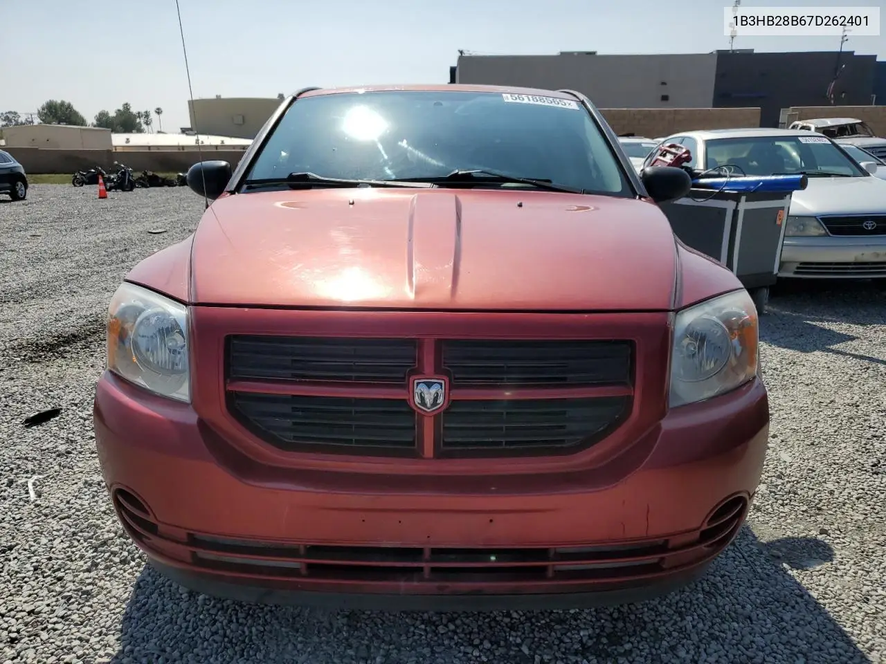 2007 Dodge Caliber VIN: 1B3HB28B67D262401 Lot: 56188565