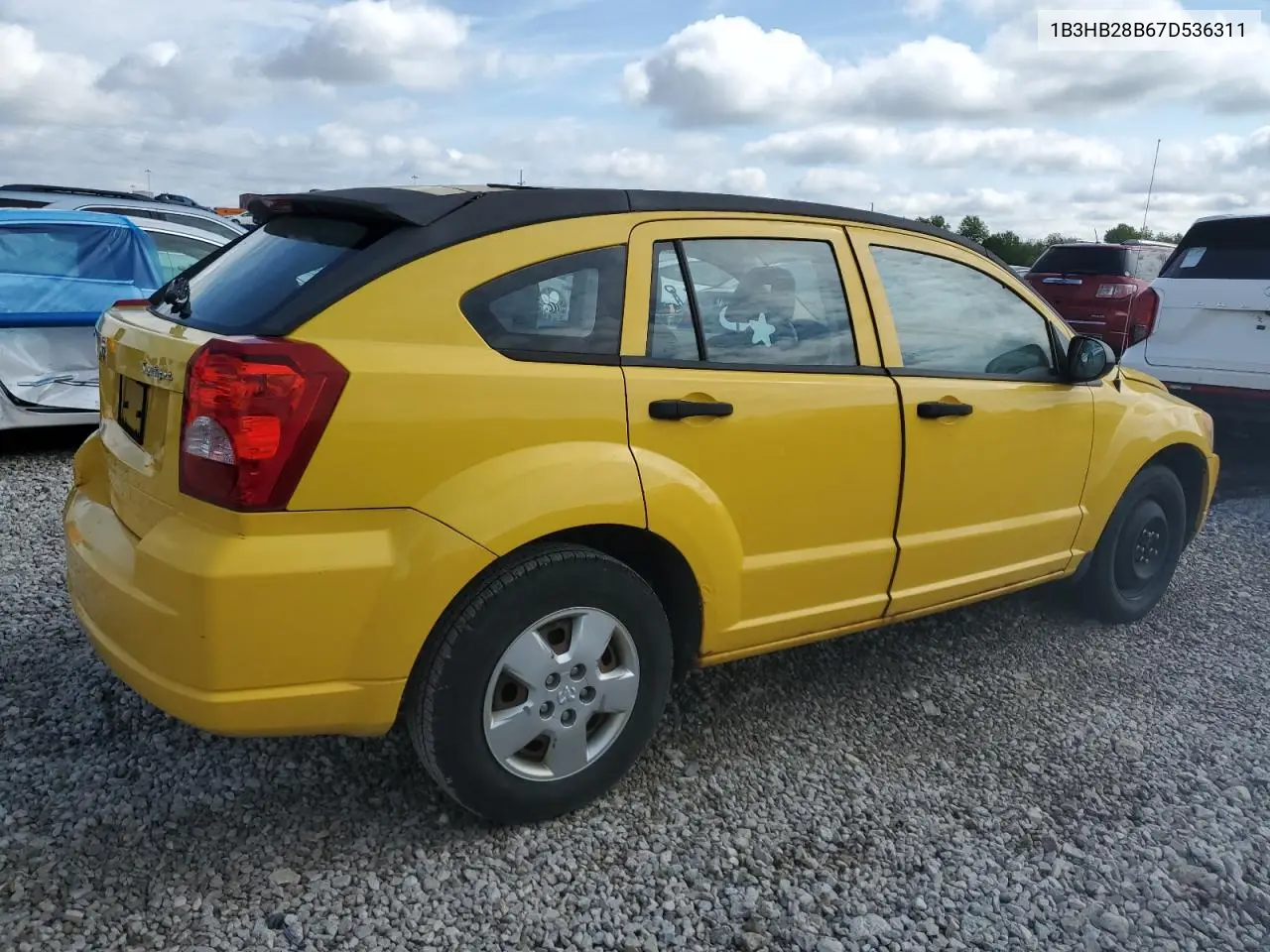 2007 Dodge Caliber VIN: 1B3HB28B67D536311 Lot: 56796825